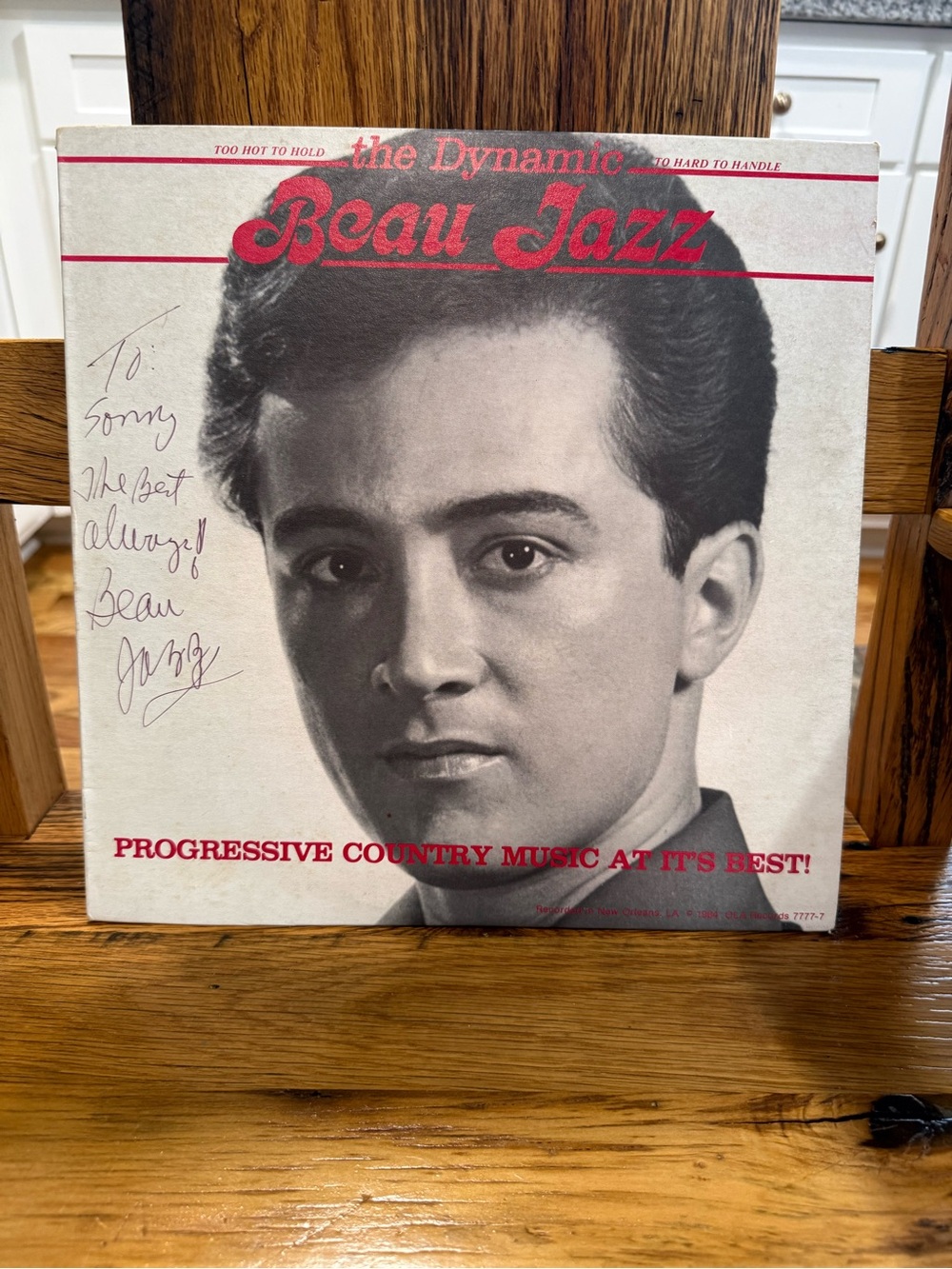 OLA Records 12" Stereo Vinyl LP Beau Jazz The Dynamic Beau Jazz 1984 signed